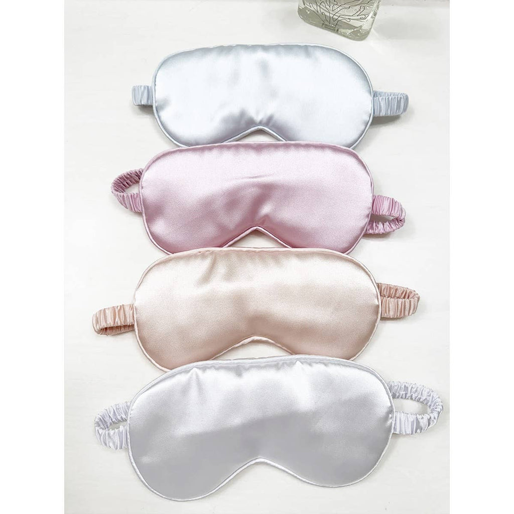 Solid Silk Satin Sleeping Mask Eye Mask