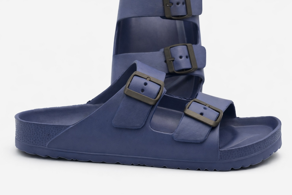 Unisex Adjustable‑Strap Slide Sandals