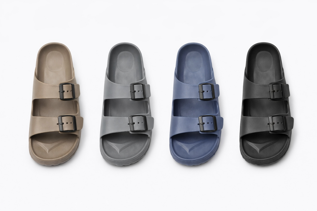 Unisex Adjustable‑Strap Slide Sandals