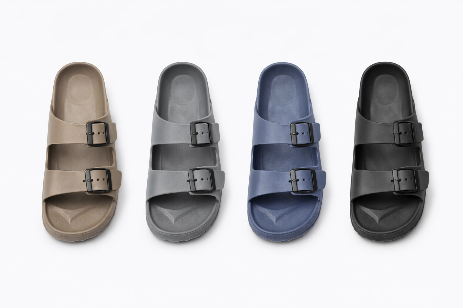 Unisex Adjustable‑Strap Slide Sandals