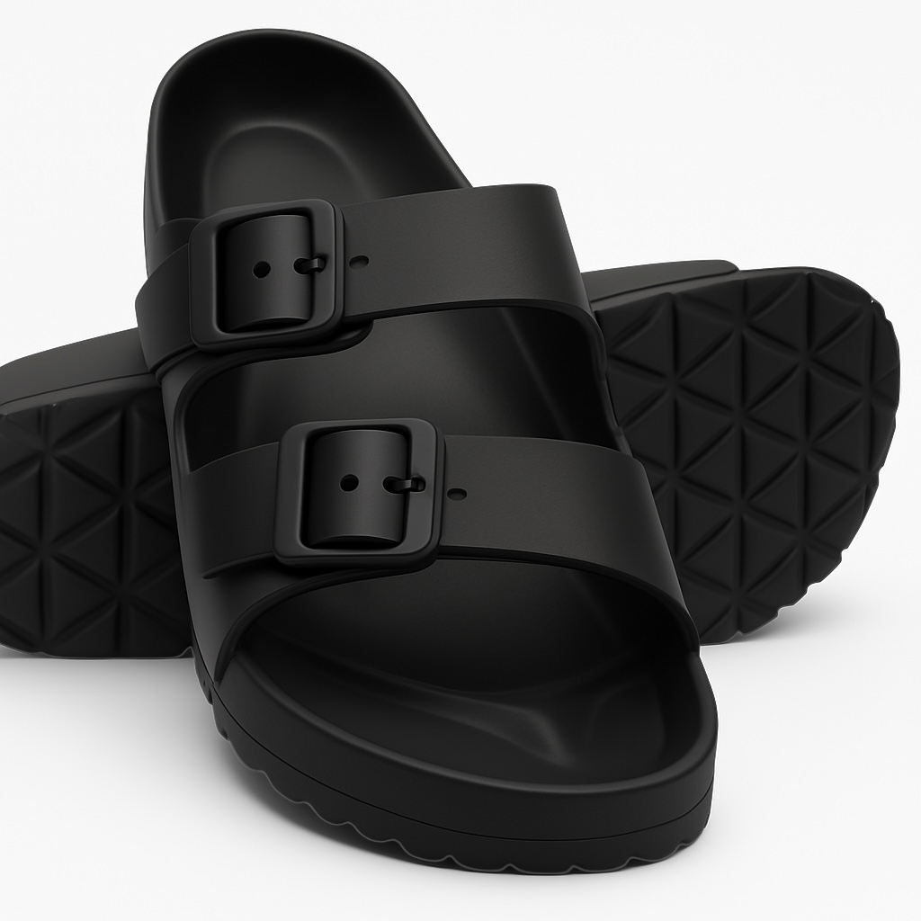 Unisex Adjustable‑Strap Slide Sandals