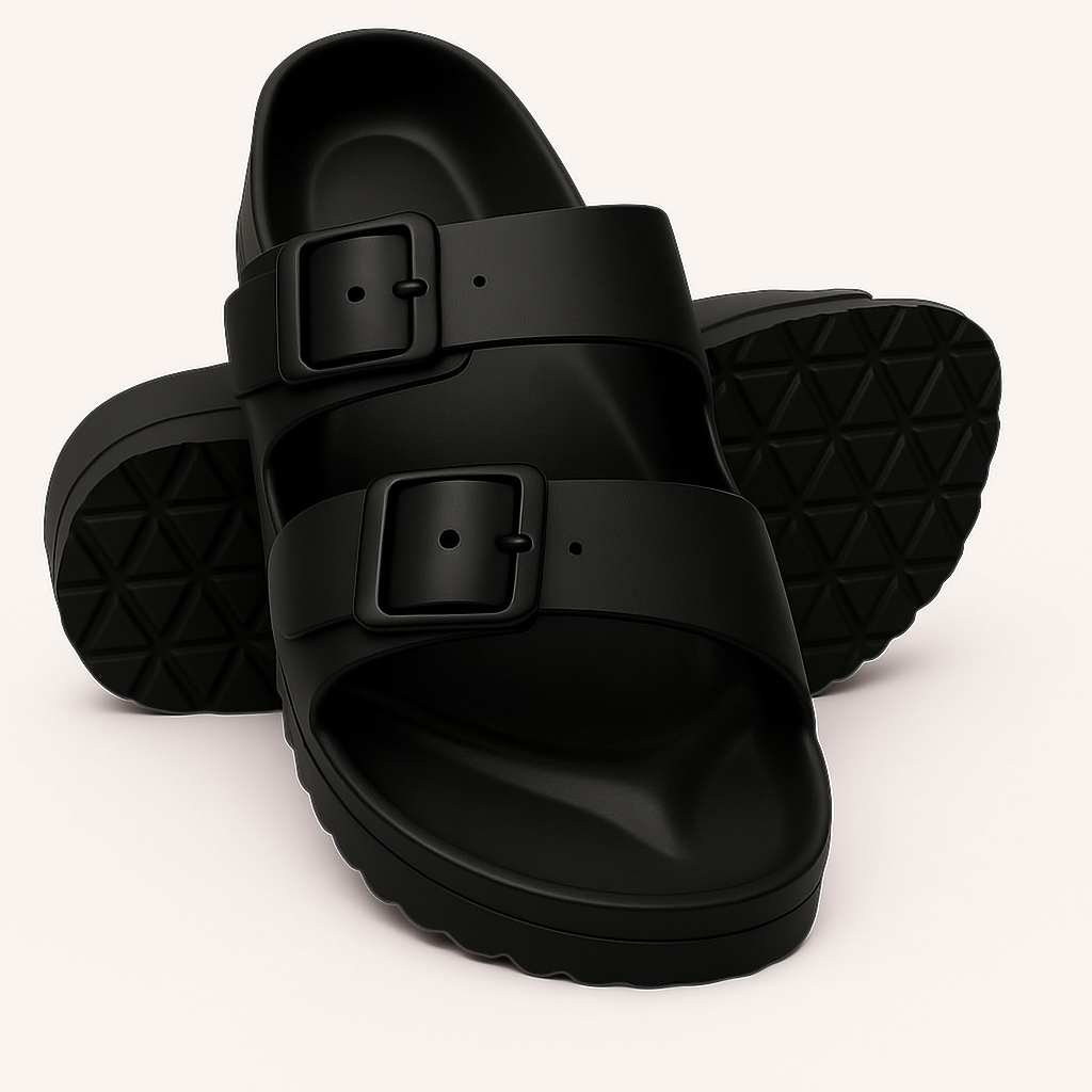 Unisex Adjustable‑Strap Slide Sandals
