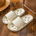 SOFT-SOLED ANTI-SLIP BATHROOM HOLLOW SLIPPERS