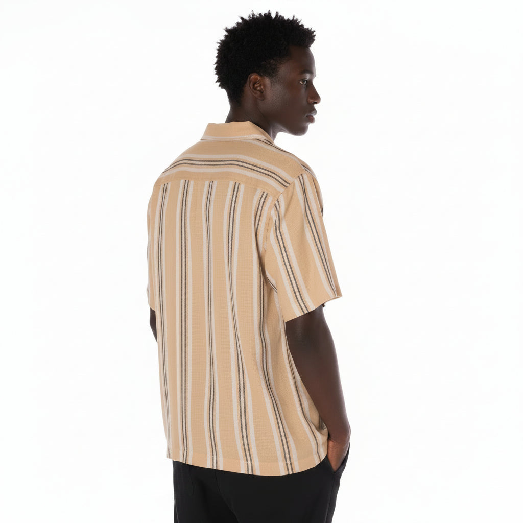 Men's Textured Striped Shirt [HF-3300]