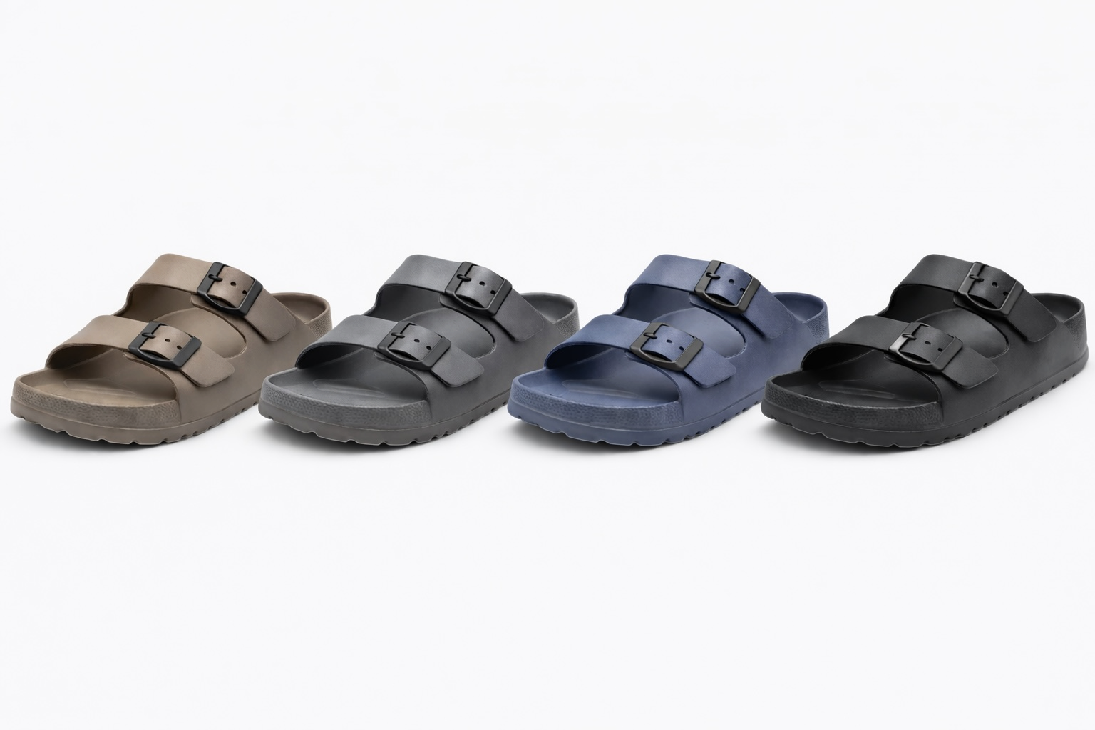 Unisex Adjustable‑Strap Slide Sandals
