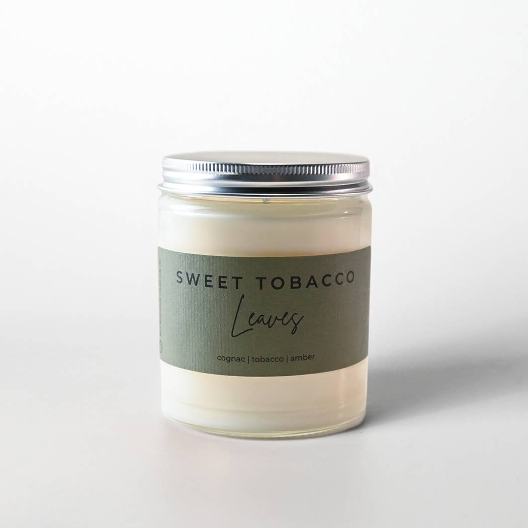 Sweet Tobacco Leaves | 7 oz Classic Statement Candle