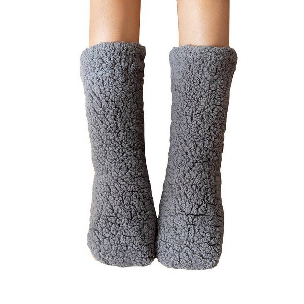 SNUG WARM LEG COVERS PLUSH INDOOR SLIPPERS
