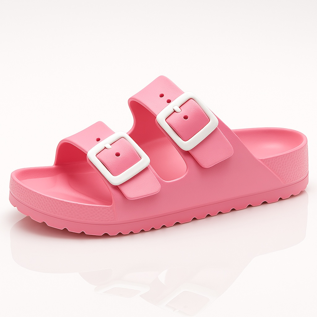 Unisex Adjustable‑Strap Slide Sandals