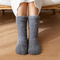 SNUG WARM LEG COVERS PLUSH INDOOR SLIPPERS