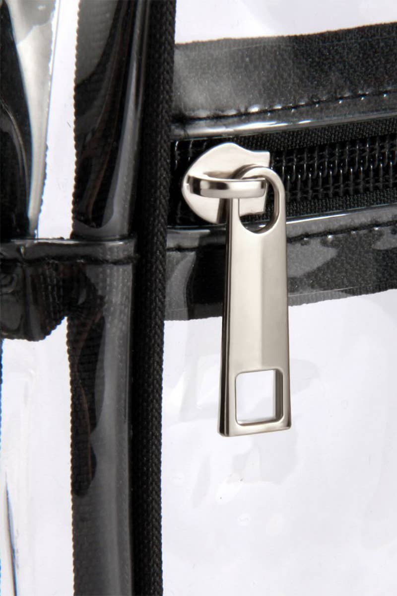 Large Transparent Clear Durable Pvc Messenger Bag