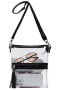 Durable Clear Pvc Crossbody Purse Pouch Bag