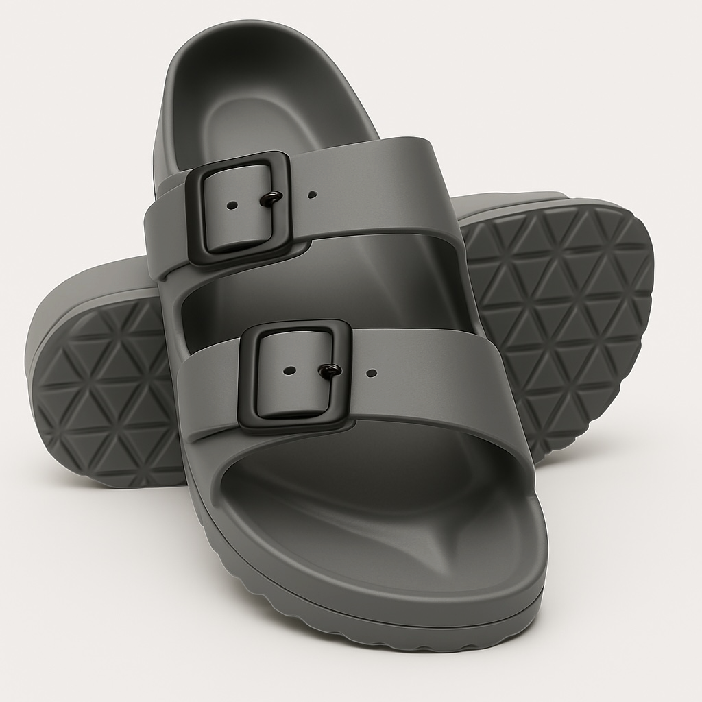 Unisex Adjustable‑Strap Slide Sandals