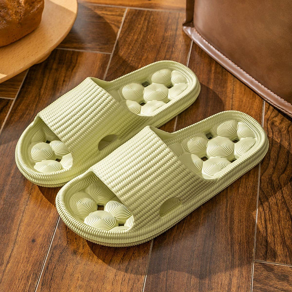 SOFT-SOLED ANTI-SLIP BATHROOM HOLLOW SLIPPERS